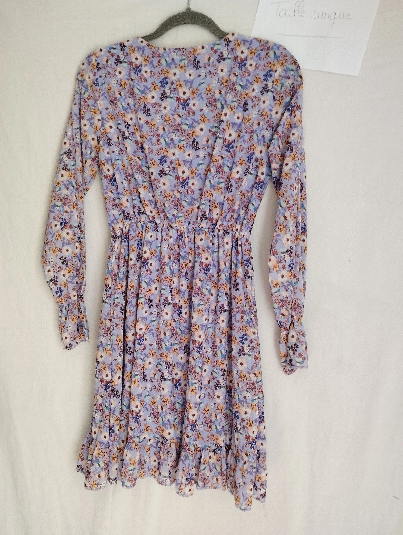 Mily Paris short purple floral dress one size fits all – photo 4